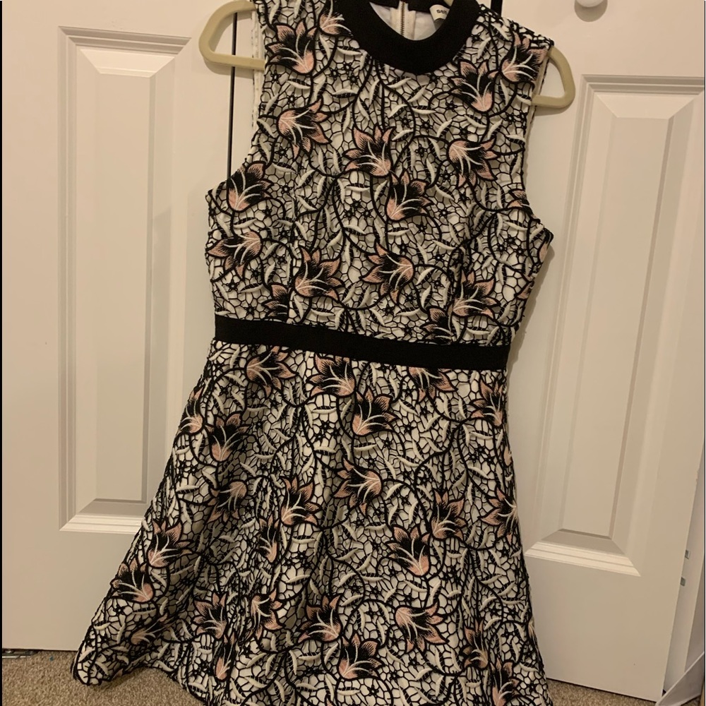 Maje midi lace dress